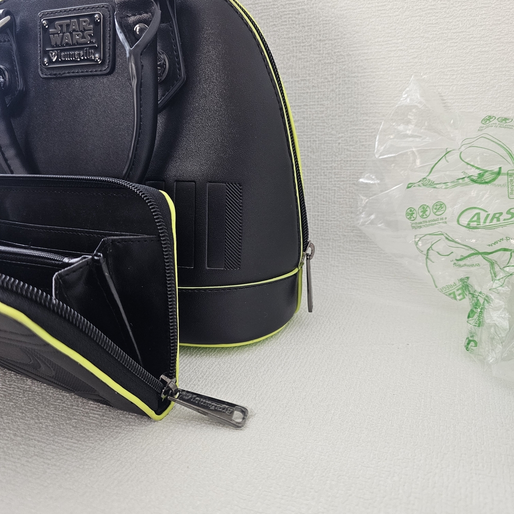 National Star Wars Day Loungefly Deathtrooper Satchel Purse And Wallet Set NWOT - Picture 5 of 16